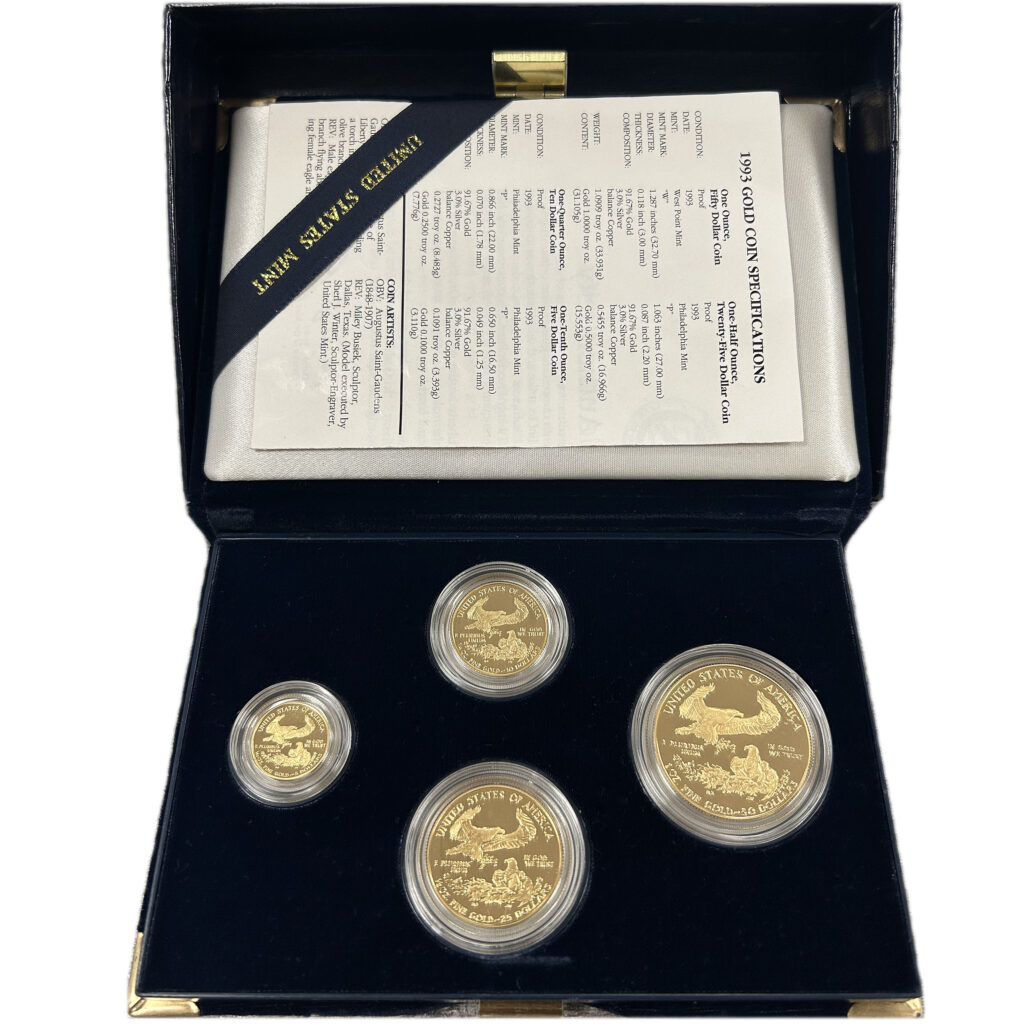 Proof Gold Four Coin Eagle Set - ATS Bullion