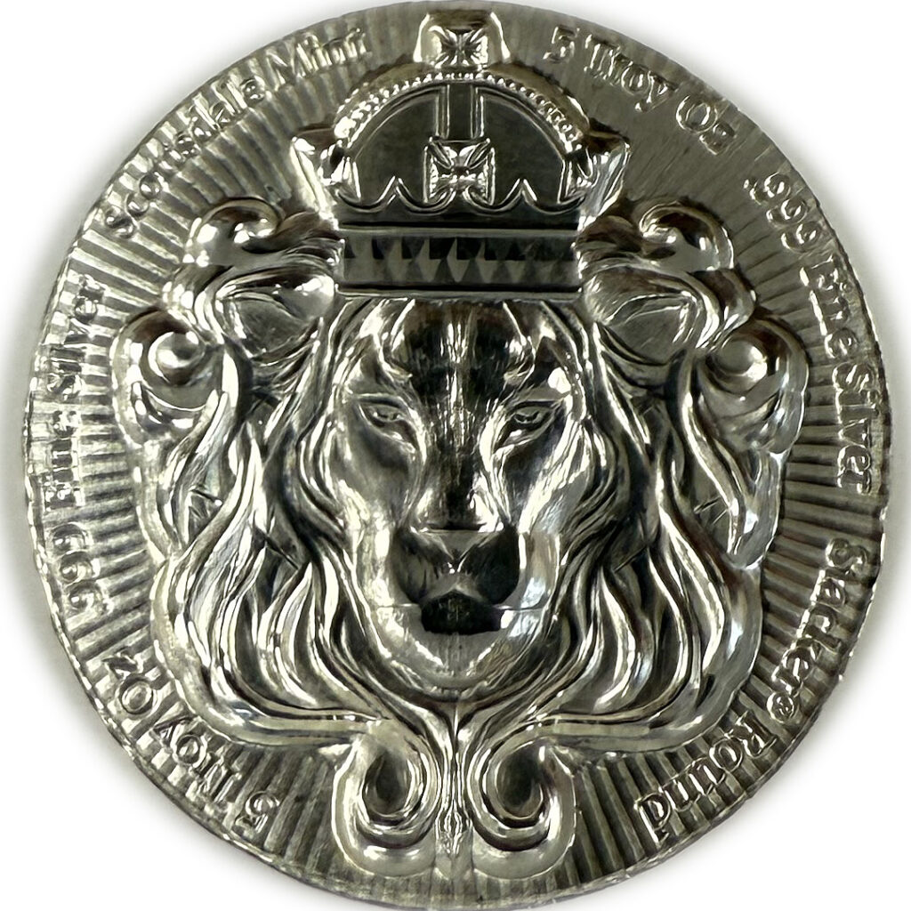 Five Ounce Silver Rounds - ATS Bullion